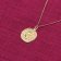 trendor 41960-03 Pisces Zodiac Sign Ø 20 mm with 333/8K Gold Chain for Men Image 2
