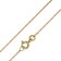 trendor 41960-03 Pisces Zodiac Sign Ø 20 mm with 333/8K Gold Chain for Men Image 3