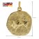 trendor 41960-05 Taurus Zodiac Sign Ø 20 mm with 333/8K Gold Necklace for Men Image 5