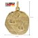 trendor 41960-10 Libra Zodiac Sign Ø 20 mm with 333/8K Gold Chain for Men Image 5
