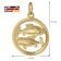 trendor 41980-03 Necklace with Pisces Zodiac Sign 333 Gold Ø 16 mm Image 3