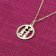 trendor 41980-06 Necklace with Gemini Zodiac Sign 333 Gold Ø 16 mm Image 2