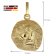 trendor 15022-02 Children's Necklace with Aquarius Zodiac Sign 333/8K Gold Image 3