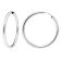 trendor 15055 Hoop Earrings 925 Silver ⌀ 40 mm Image 1