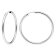 trendor 15056 Hoop Earrings 925 Silver ⌀ 50 mm Image 1