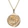trendor 15068 Halskette mit Rosen-Medaillon Gold auf Silber 925 Bild 1