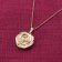 trendor 15068 Halskette mit Rosen-Medaillon Gold auf Silber 925 Bild 4