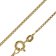 trendor 15075 Damen-Halskette mit Ginkgoblatt Gold 333/8K Bild 3