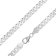 trendor 15104 Men's Necklace Silver 925 Curb Chain 6 mm Width Image 1