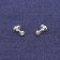 trendor 15108 Unisex Stud Earrings 925 Silver with Cubic Zirconia 4 mm Image 2