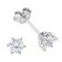 trendor 15130 Women's Stud Earrings Silver with Cubic Zirconia Image 1