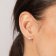 trendor 15130 Women's Stud Earrings Silver with Cubic Zirconia Image 3