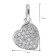 trendor 15144 Women's Necklace Silver Heart Image 4