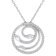 trendor 15147 Ladies' Necklace Silver with Cubic Zirconia Image 1