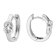 trendor 15150 Women's Hoop Earrings 925 Silver Image 1