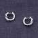 trendor 15150 Women's Hoop Earrings 925 Silver Image 3
