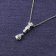 trendor 15153 Women's Silver Necklace with Cubic Zirconia Image 2