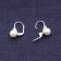 trendor 15156 Women's Pearl Earrings Silver Image 4