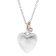 trendor 15158 Women's Silver Necklace with Heart Pendant Image 1