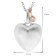 trendor 15158 Women's Silver Necklace with Heart Pendant Image 4