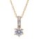 trendor 15161 Ladies' Necklace Gold-Plated Silver with Cubic Zirconia Image 1
