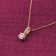 trendor 15161 Ladies' Necklace Gold-Plated Silver with Cubic Zirconia Image 3
