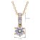 trendor 15161 Ladies' Necklace Gold-Plated Silver with Cubic Zirconia Image 5