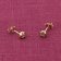 trendor 15165 Women's Stud Earrings Gold Tone Cubic Zirconia Image 2