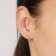 trendor 15189 Stud Earrings White Gold 333/8K Cubic Zirconia Ø 5.5 mm Image 3