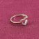 trendor 15191 Women's Ring Gold 333/8K Cubic Zirconia Heart Image 3
