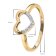 trendor 15191 Women's Ring Gold 333/8K Cubic Zirconia Heart Image 5