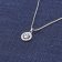 trendor 15195 Ladies Pendant White Gold 333/8K On A Silver Necklace Image 2