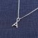 trendor 15210-A Women's Necklace with Letter A Pendant Silver 925 Image 2