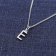 trendor 15210-E Women's Necklace with Letter E Pendant Silver 925 Image 2