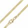 trendor 15292 Women's Bracelet Gold 333 / 8K Curb Chain Bracelet 3.4 mm Wide Image 3