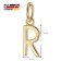 trendor 15255-R Women's Necklace with Letter M Gold Plated Silver 925 Image 5