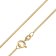 trendor 15300 Curb Chain for Pendants Gold Plated Width 1,4 mm Image 1