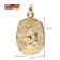 trendor 15404-02 Aquarius Zodiac Gold 333 with Gold-Plated Silver Necklace Image 6