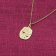 trendor 15404-10 Libra Zodiac Gold 333 / 8K with Gold-Plated Silver Necklace Image 3