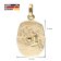 trendor 15436-02 Aquarius Zodiac Gold 585 with Gold-Plated Silver Necklace Image 6
