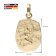 trendor 15436-09 Virgo Zodiac Gold 585 / 14K with Gold-Plated Silver Necklace Image 6