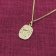 trendor 15436-03 Pisces Zodiac Gold 585 with Gold-Plated Silver Necklace Image 3