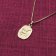 trendor 15382-04 Aries Zodiac Gold 333/8K with Gold-Plated Silver Necklace Image 3