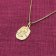 trendor 15382-09 Virgo Zodiac Gold 333/8K with Gold-Plated Silver Necklace Image 3