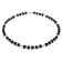 trendor 15513 Herren-Halskette 925 Silber Würfel-Collier Onyx Poliert 50 cm Bild 2