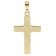 trendor 15530 Cross Gold 585 with Cubic Zirconia + Gold-Plated Silver Necklace Image 2