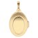 trendor 15529 Locket Gold 585/14K with Gold-Plated Silver Necklace Image 2