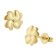 trendor 15543 Earrings Four-Leaf Clover Gold 333 / 8K Image 1