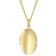 trendor 15535 Women's Locket Necklace Gold Plated Silver 925 Image 1