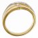 trendor 15577 Ladies' Ring with Diamonds Gold 333/8K Two-Tone Image 2